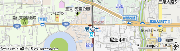 東中商店周辺の地図