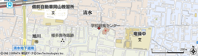 岡山県岡山市中区赤田150周辺の地図