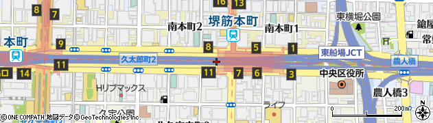 リフレックス堺筋本町周辺の地図