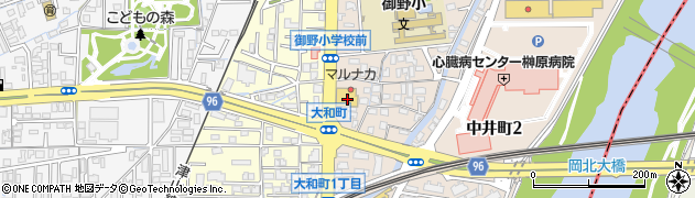 マルナカ中井町店周辺の地図