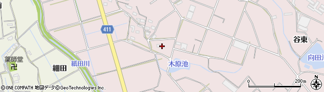 愛知県豊橋市老津町新居201周辺の地図