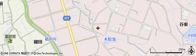 愛知県豊橋市老津町新居201-2周辺の地図