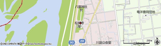 静岡県磐田市川袋221周辺の地図