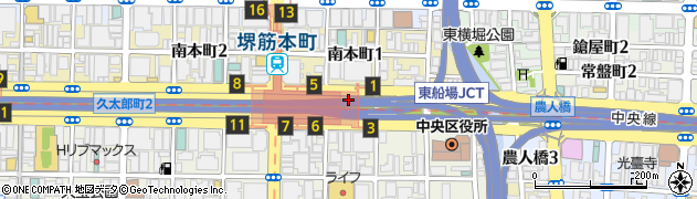 本町製麺所 中華そば工房周辺の地図