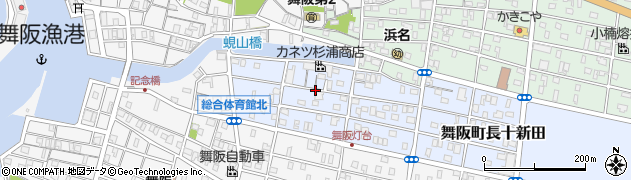 静岡県浜松市中央区舞阪町長十新田周辺の地図