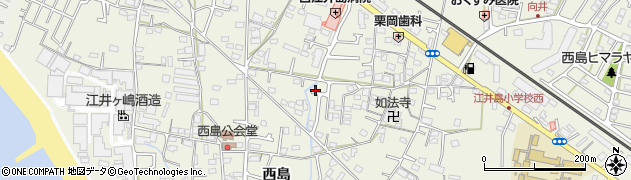 兵庫県明石市大久保町西島周辺の地図