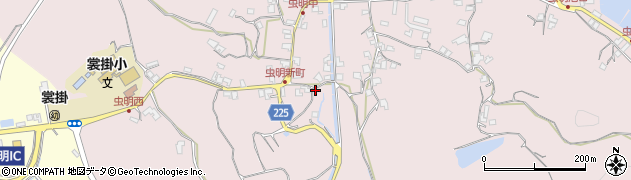 岡山県瀬戸内市邑久町虫明1368周辺の地図