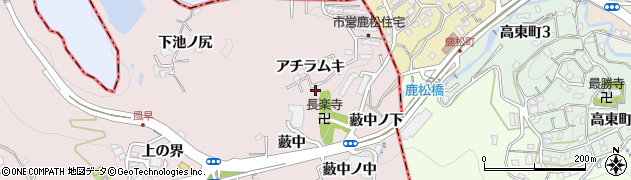 兵庫県神戸市須磨区妙法寺藪中1258周辺の地図