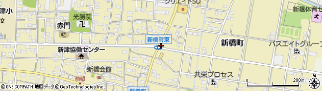 新橋町周辺の地図