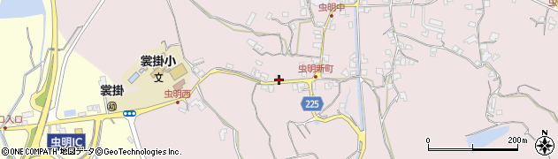 岡山県瀬戸内市邑久町虫明704周辺の地図
