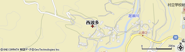 奈良県山辺郡山添村西波多4802周辺の地図
