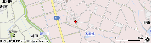 愛知県豊橋市老津町新居197周辺の地図