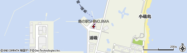 篠島港旅客船ターミナル（名鉄海上観光船）周辺の地図