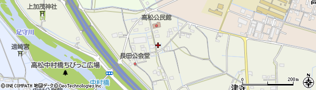 岡山県岡山市北区津寺117周辺の地図