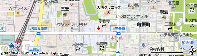 ホテルフジタ奈良周辺の地図