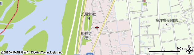 静岡県磐田市川袋194周辺の地図