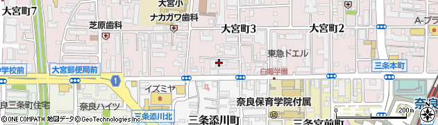三井共同建設コンサルタント株式会社奈良営業所周辺の地図