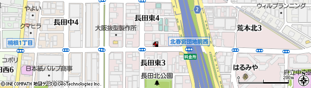 ａｐｏｌｌｏｓｔａｔｉｏｎ長田ＳＳ周辺の地図