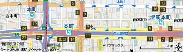 花凛堂　本町店周辺の地図