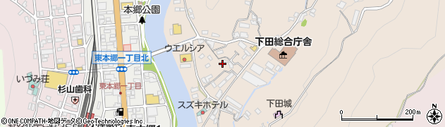 静岡県下田市中470周辺の地図