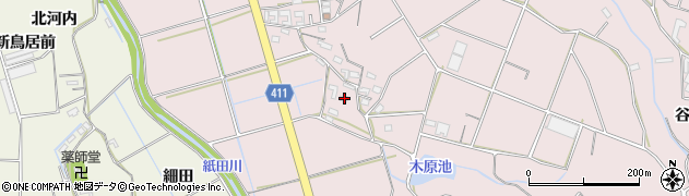 愛知県豊橋市老津町新居258周辺の地図
