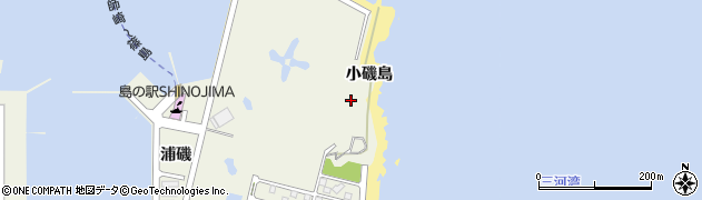 愛知県南知多町（知多郡）篠島（小磯島）周辺の地図