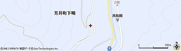 岡山県井原市芳井町下鴫1656周辺の地図