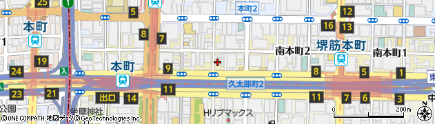 ギャラリー（ＧＡＬＩＬＥＥ）心斎橋周辺の地図