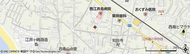 兵庫県明石市大久保町西島597周辺の地図