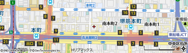 株式会社暁星ジャパン　大阪支店周辺の地図