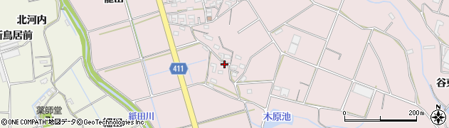 愛知県豊橋市老津町新居262-1周辺の地図