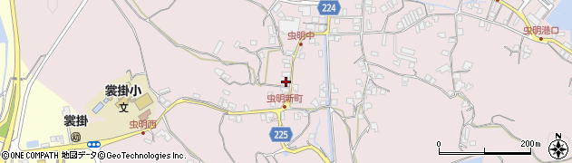 岡山県瀬戸内市邑久町虫明668周辺の地図