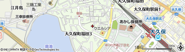福田会館周辺の地図