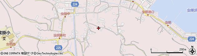 岡山県瀬戸内市邑久町虫明3063周辺の地図