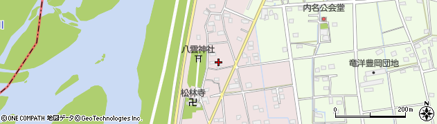 静岡県磐田市川袋191周辺の地図