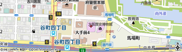 株式会社アーチェリープロダクション　ＮＨＫ大阪放送局内事務所周辺の地図