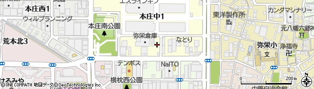 株式会社伸生　東大阪営業所周辺の地図