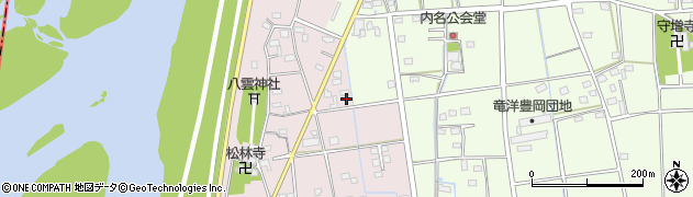 静岡県磐田市川袋101周辺の地図