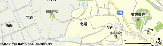 愛知県豊橋市小松原町（北場）周辺の地図