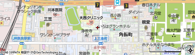 奈良県奈良市林小路町周辺の地図