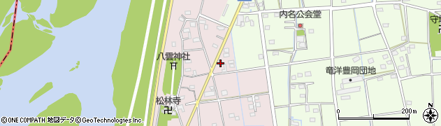 静岡県磐田市川袋301-1周辺の地図