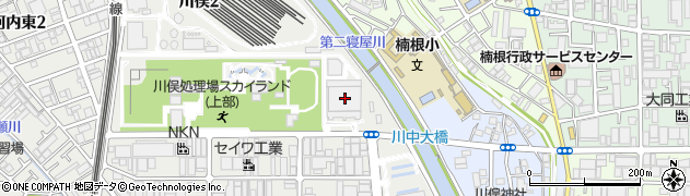 大阪府東部流域下水道事務所　総務企画課企画グループ周辺の地図