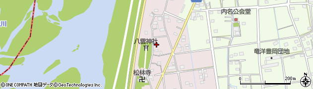 静岡県磐田市川袋185周辺の地図