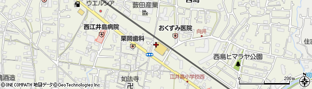 兵庫県明石市大久保町西島421周辺の地図
