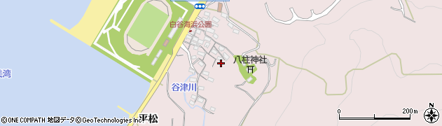 愛知県田原市白谷町谷津117周辺の地図