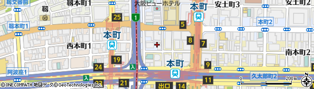 mr．kanso 本町446店周辺の地図