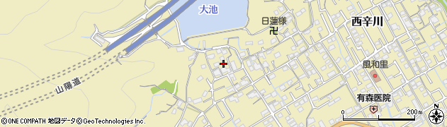 岡山県岡山市北区西辛川757周辺の地図