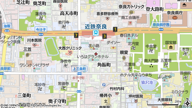 〒630-8226 奈良県奈良市小西町の地図