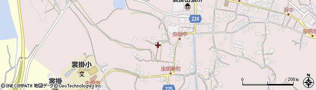 岡山県瀬戸内市邑久町虫明657周辺の地図