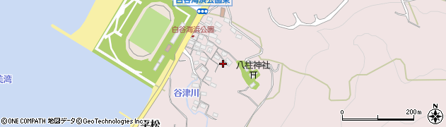 愛知県田原市白谷町谷津116周辺の地図